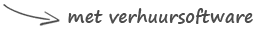 Met verhuursoftware