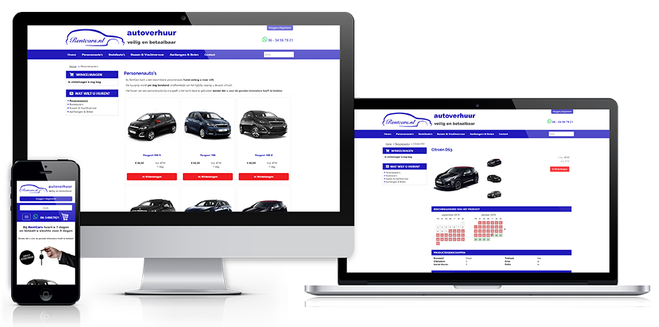 Screenshot rentcars